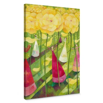 Leinwandbild Blanz - Blumenwiese 