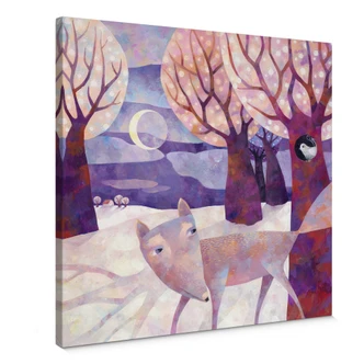 Tableau sur toile Blanz - Forêt d'hiver Tableau sur toile Blanz - Forêt d'hiver