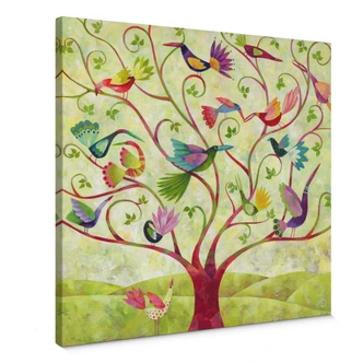 Leinwandbild Blanz - Exotische Vögel 