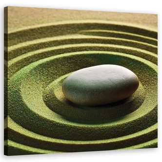 Leinwandbild Zen-Spa-Stein Leinwandbild Zen-Spa-Stein