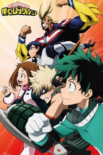 Poster, film poster My Hero Academia - Heroes 61x91,5 cm 