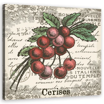Leinwandbild, Vintage Cherry 