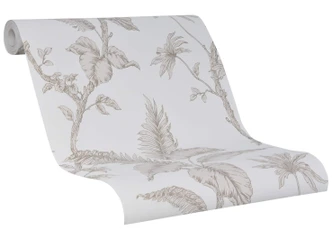 Vliestapete Floral Natur in Beige  