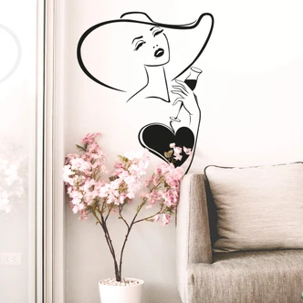 Adesivo murale - Diva in Love 