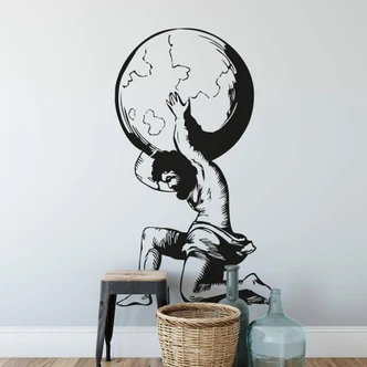 Sticker mural - Atlas 