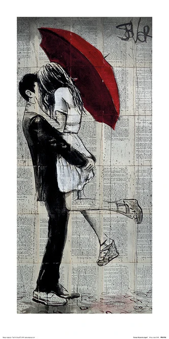 Poster Loui Jover - Forever Romantics Again art print, Loui Jover (30 x 60 cm) 