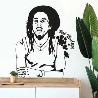 Muursticker Bob Marley 2 