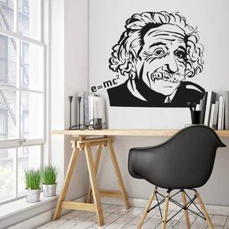 Muursticker Grote Natuurkundige 2 