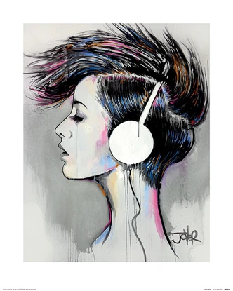 Poster Loui Jover - Inner Beat kunstdruk, Loui Jover (40 x 50 cm) 