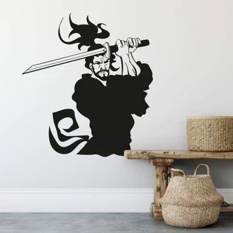 Sticker mural - Samouraï 