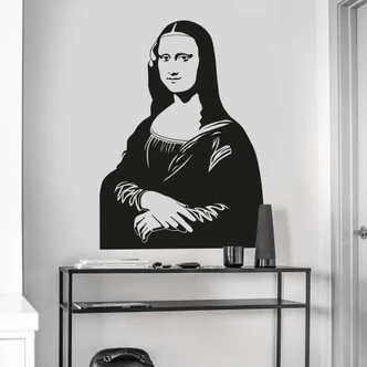 Sticker mural - Mona Lisa 