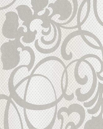 Vliestapete Ornamental Klassisch in Greige , Lounge 