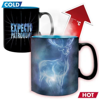 Tasse, Keramikbecher Harry Potter - Patronus - Farbwechseltasse 