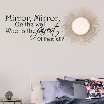 Wandtattoo Mirror Mirror on the Wall 