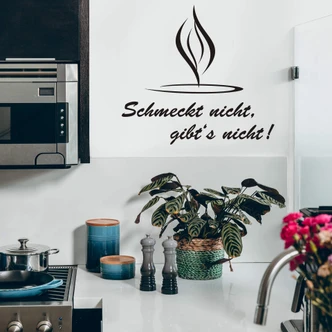 Wandtattoo Schmeckt nicht gibt's nicht! 6 Wandtattoo Schmeckt nicht gibt's nicht! 6