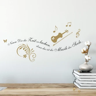 Wandtattoo Nimm dir Zeit zu lachen... 3 (2-farbig) 