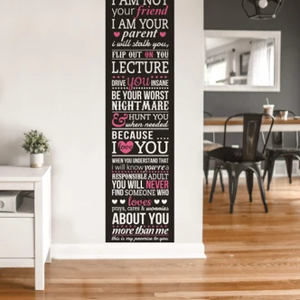 Wandtattoo I am not your friend - I am your parent... 2 