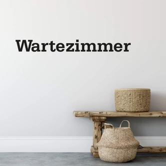 Wandtattoo Wartezimmer 02 