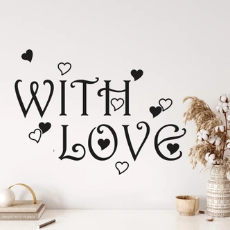 With Love Wall sticker With Love Wall sticker