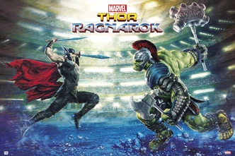 Poster, film poster Thor Ragnarok - Battle 91,5x61 cm Poster, film poster Thor Ragnarok - Battle 91,5x61 cm
