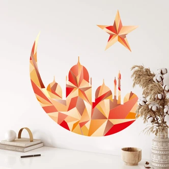 Muursticker Arabische Nacht Mozaiek 