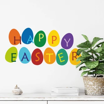 Wandtattoo Happy Easter 