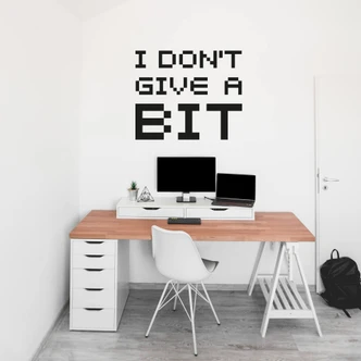 Muursticker Give a bit... 