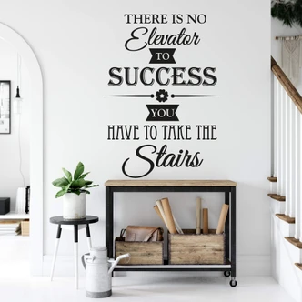There is no elevator... - Wall Sticker 