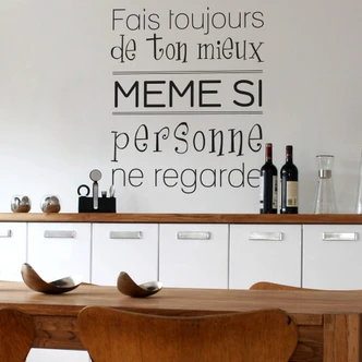 Fais toujours de ton mieux... Wall Sticker 