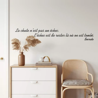 Adesivo murale - La chute n'est pas un echec... 