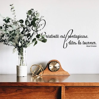 Wandtattoo La créativité est contagieuse... 