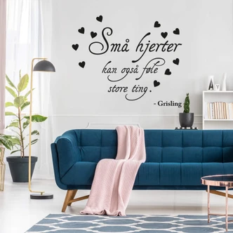 Wallsticker -  Sma hjerter... 