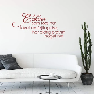 Wandtattoo Enhver som... 