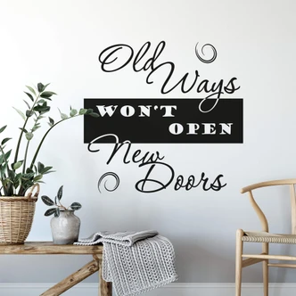 Adesivo murale - Old ways... 