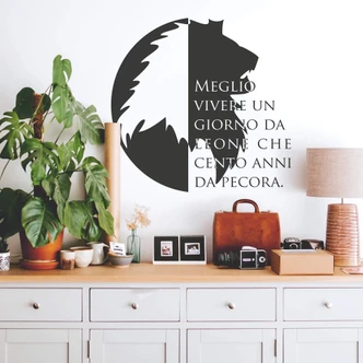 Muursticker Meglio... 