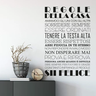 Wandtattoo Regole della casa 1 Wandtattoo Regole della casa 1