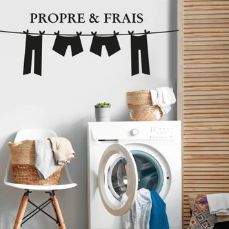 Wandtattoo Propre & frais 