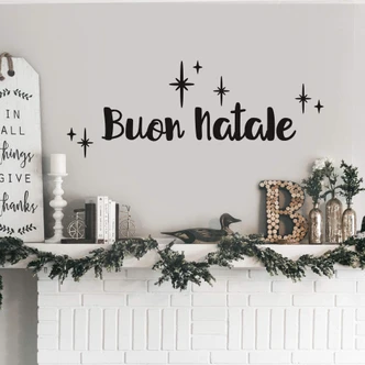 Adesivo Buon Natale 