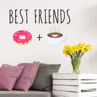 Wall Sticker Emoji Best Friends 3 