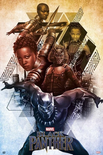 Poster, film poster Marvel - Black Panther 61x91,5 cm 