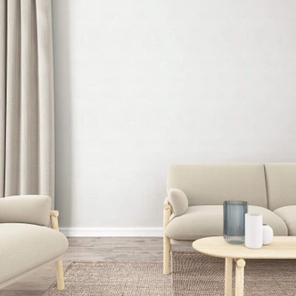 Vliestapete mit gepunkteter Struktur weiß Uni 