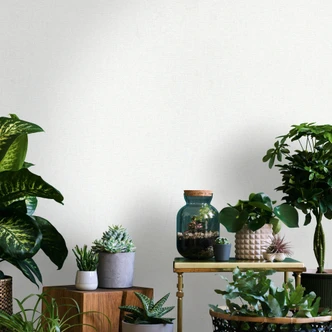 Vliestapete mit leichter Struktur weiß Uni 