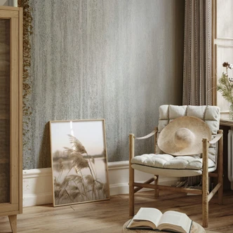 Vliestapete in leicht glänzender Streifenoptik weiß, beige Grafisch 