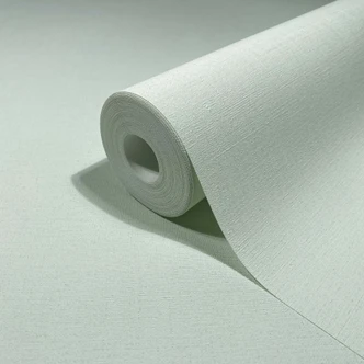 Vliestapete Strukturiert als Modernes Uni matt in Hellgrün 