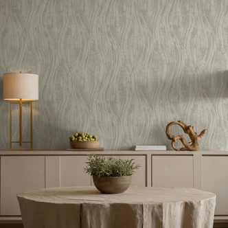 Vliestapete Beton, Wellen Grafisch Modern in Beige Vliestapete Beton, Wellen Grafisch Modern in Beige