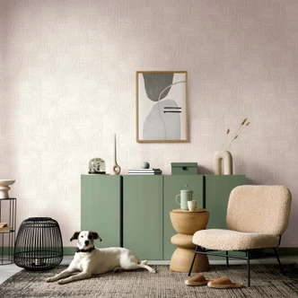 Vliestapete Geometrisch, Linien Streifen Geometrisch in Beige 