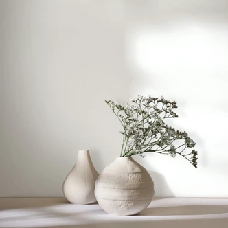 Vliestapete Strukturiert Uni Modern matt in Weiß 