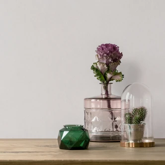 Vliestapete Strukturiert Uni Modern matt in Weiß Rosa 