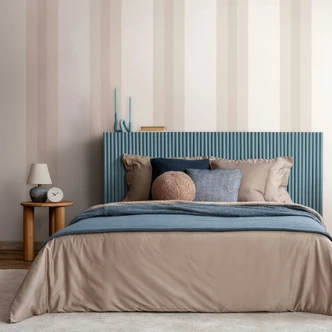 Papel pintado no tejido Rayas Classic mate en beige Papel pintado no tejido Rayas Classic mate en beige