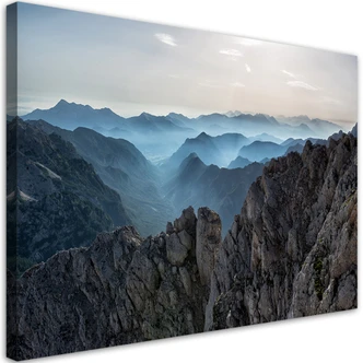 Leinwandbild, Natur Landschaft Gebirge 